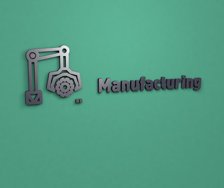 Illustration of gear representing industrial manufacturing coaching