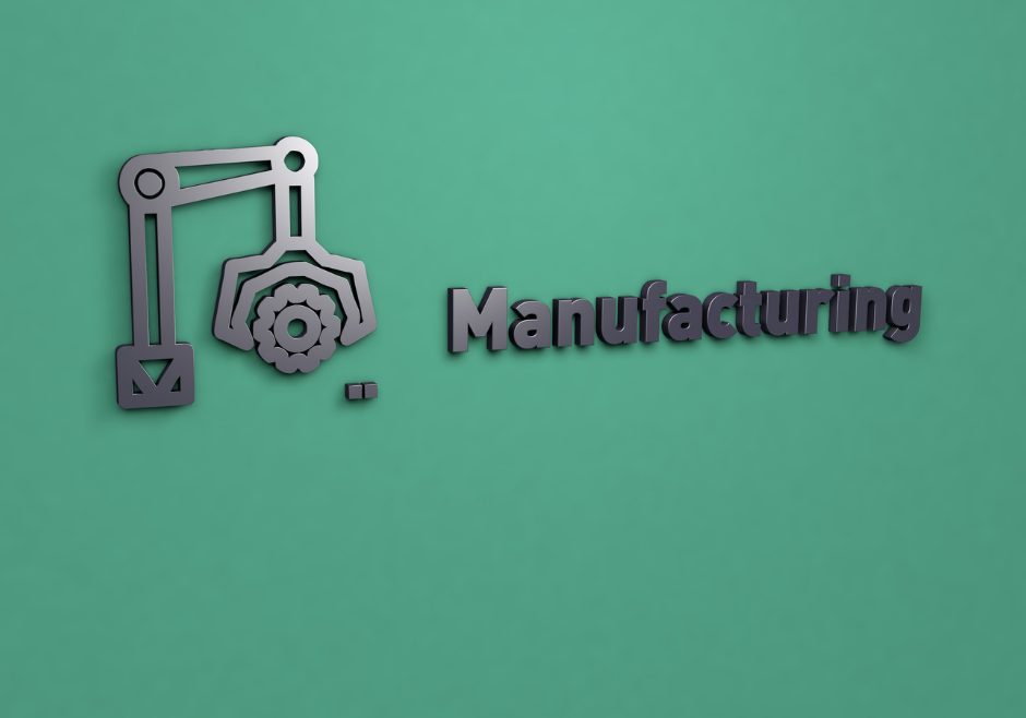 Illustration of gear representing industrial manufacturing coaching